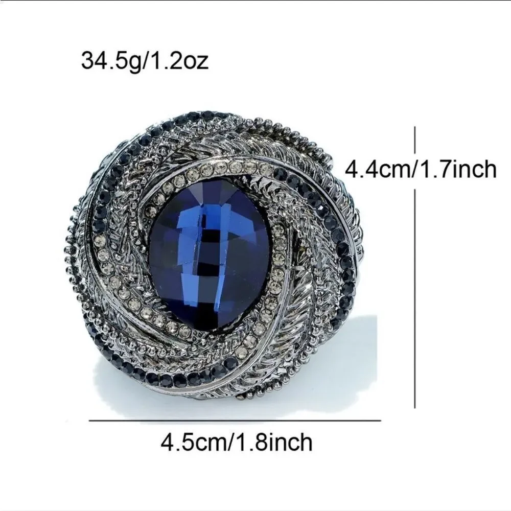 ‎ELEGANT ROUND BROOCH